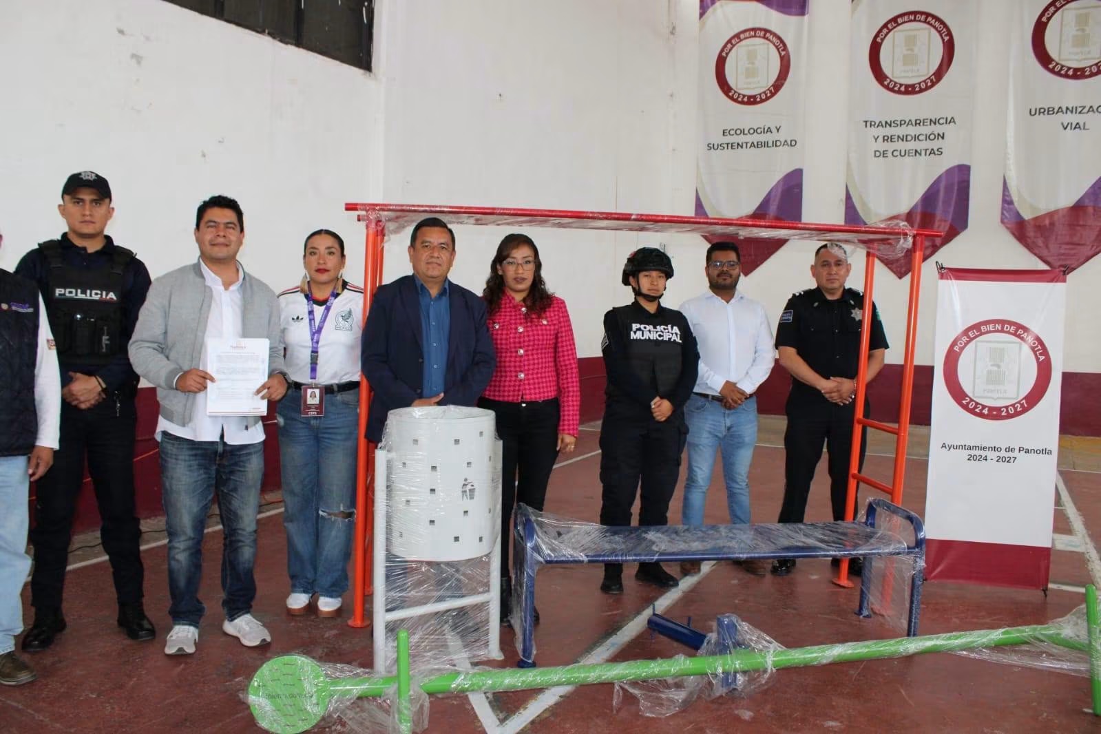 PANOTLA FORTALECE LA RECUPERACIÓN DE ESPACIOS PÚBLICOS CON APOYO DEL SECRETARIADO EJECUTIVO DEL SISTEMA ESTATAL DE SEGURIDAD PÚBLICA