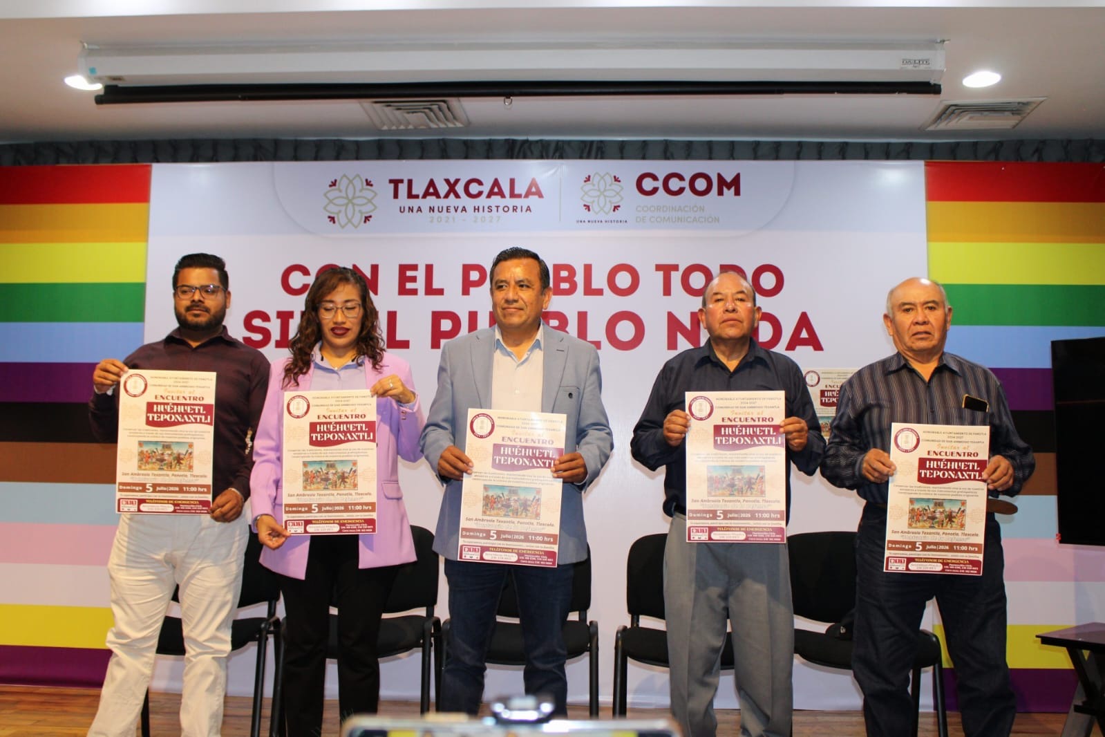 PANOTLA PRESENTA EL ENCUENTRO HUÉHUETL–TEPONAXTLI PARA FORTALECER LA IDENTIDAD CULTURAL
