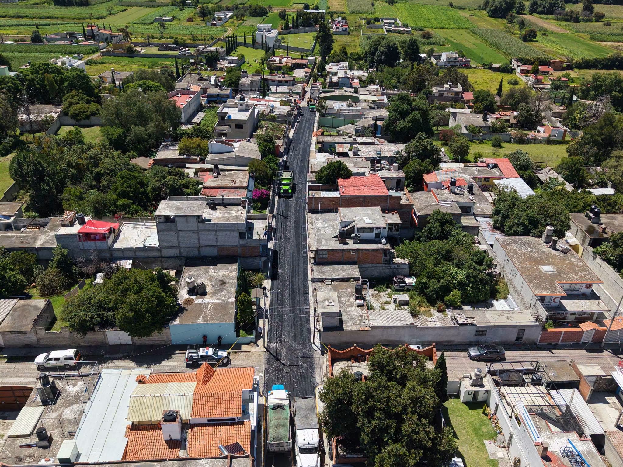 PANOTLA SE TRANSFORMA CON OBRAS QUE MODERNIZAN LAS PRINCIPALES VIALIDADES DEL MUNICIPIO